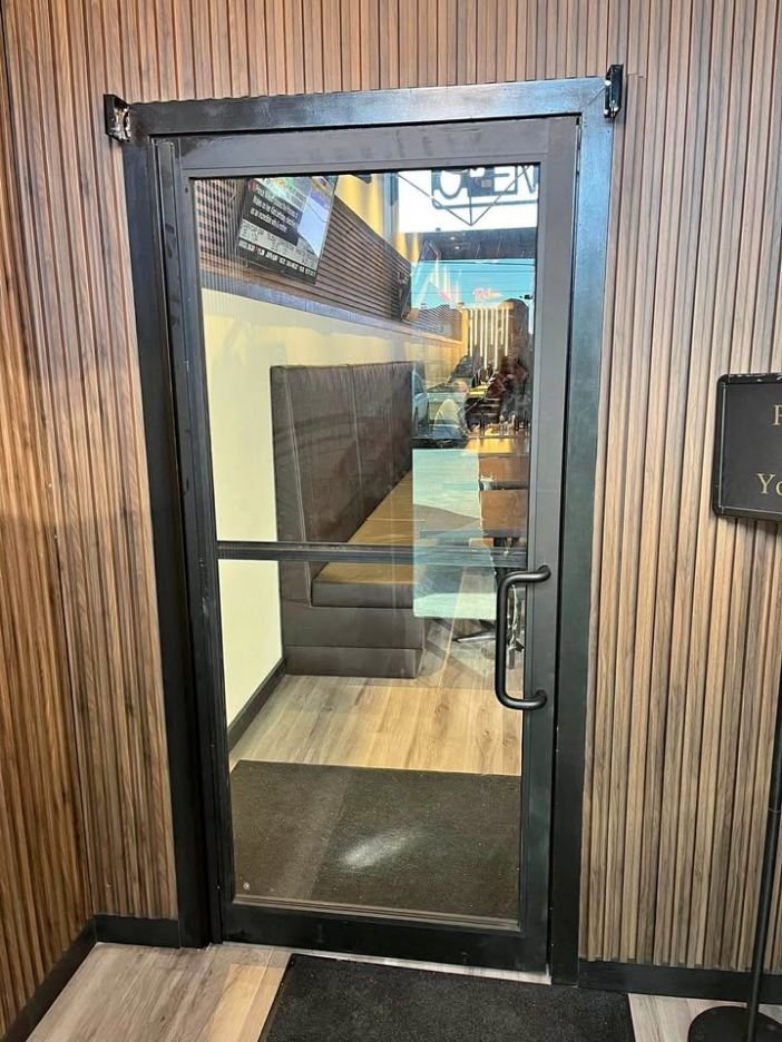 Interior aluminum & glass doors