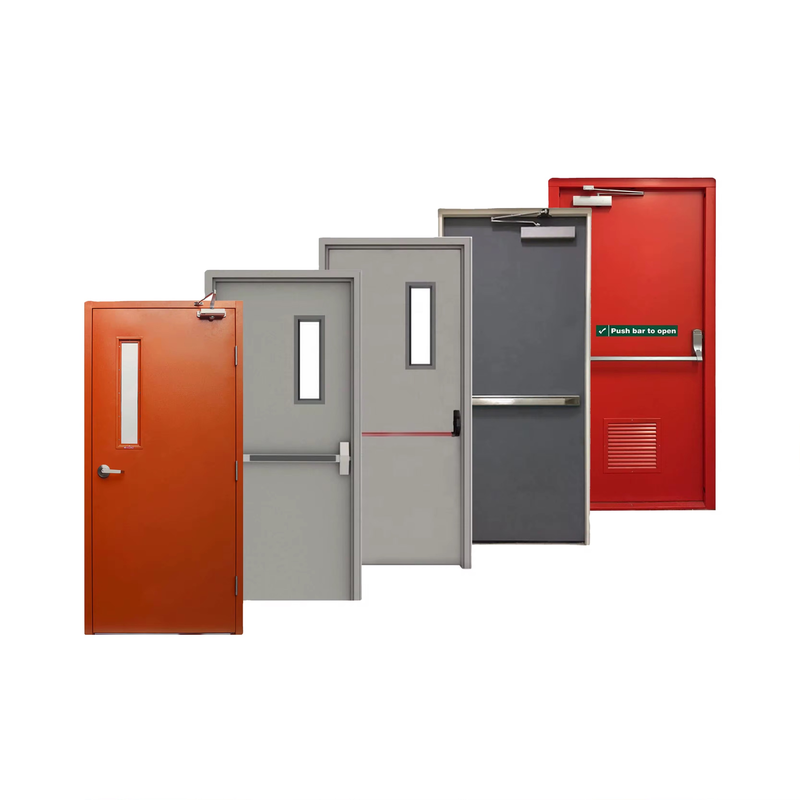 Commercial steel door systems